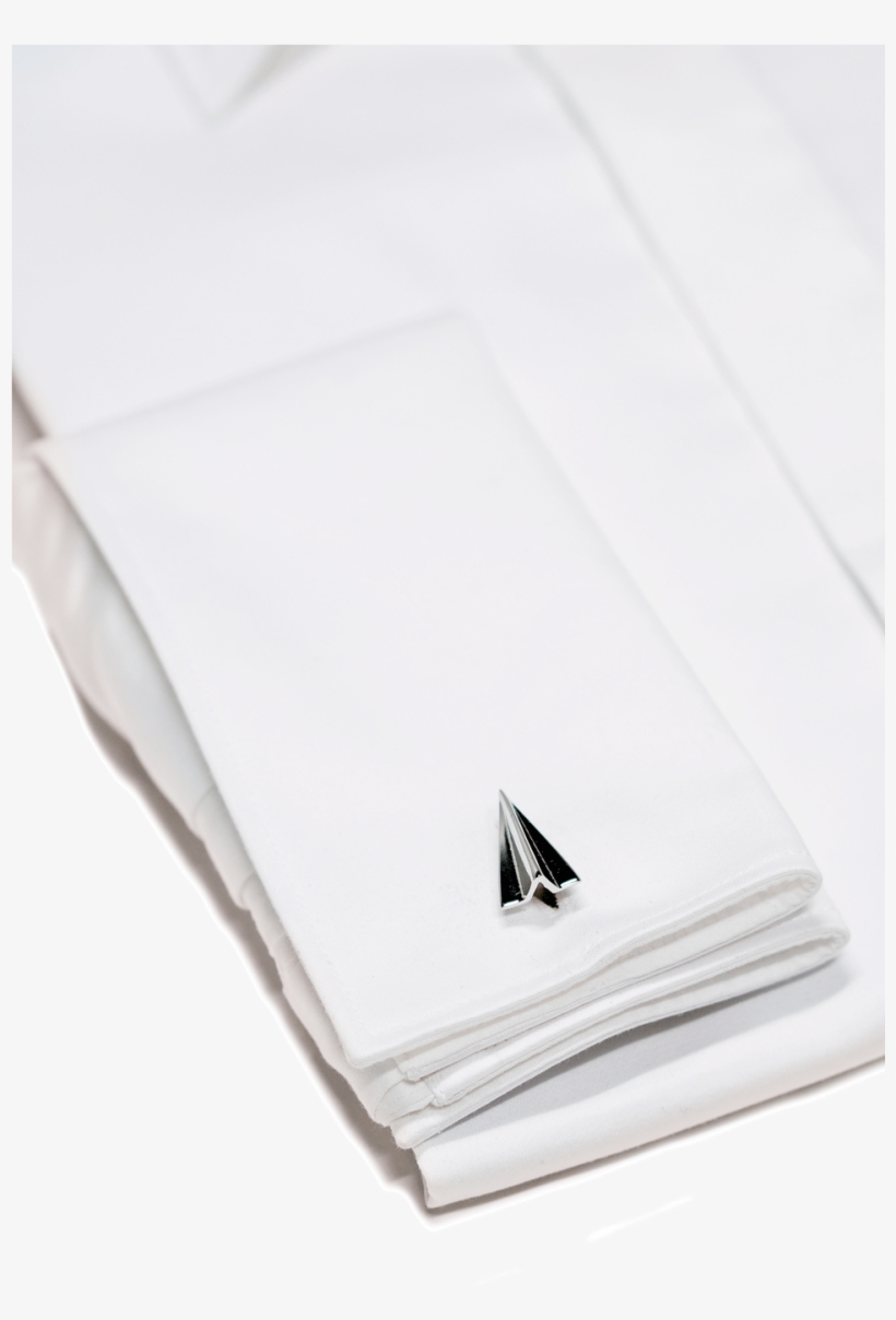 Get The Paper Plane Cufflinks In Silver Online - Wallet, transparent png download