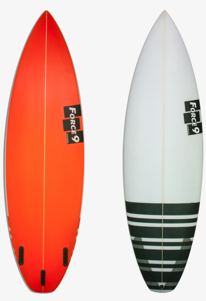 Force 9 Surfboards Grom Rounded Square Top Bottom - Surfboard, transparent png download