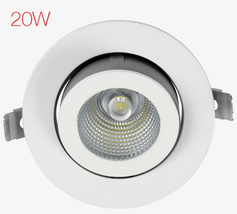 Crysta Cob Swivel Wall Washer 20 W 6500 K - Light, transparent png download