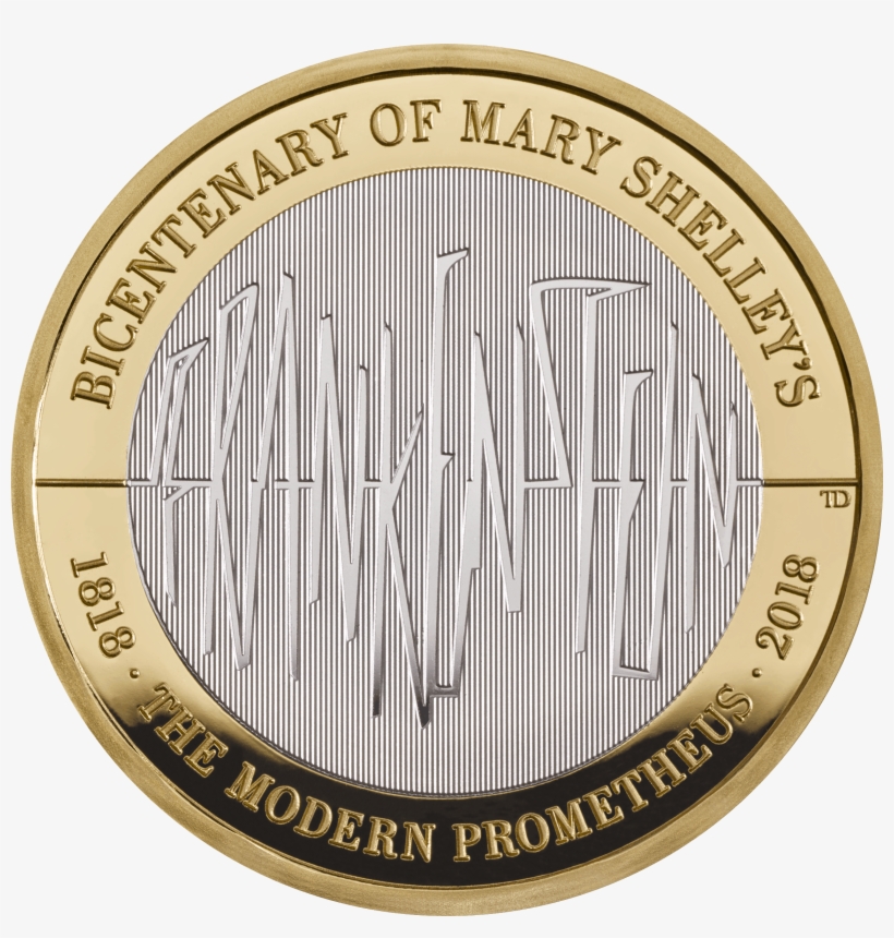 Of The Publication Of Mary Shelley's Frankenstein £2 - Frankenstein 50p, transparent png download
