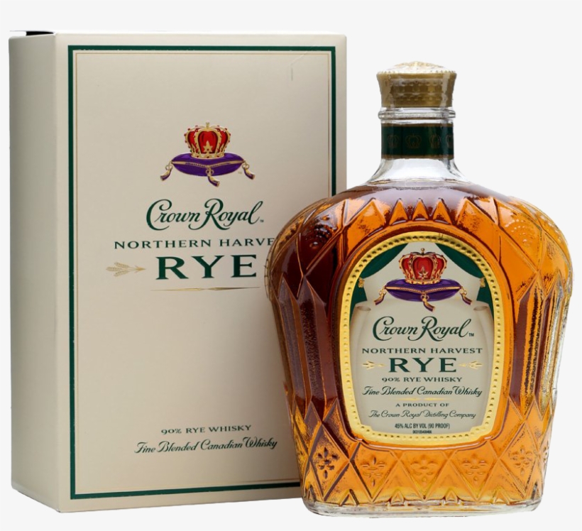 Crown Royal “northern Harvest” Rye Whiskey - Whisky Crown Royal Rye, transparent png download