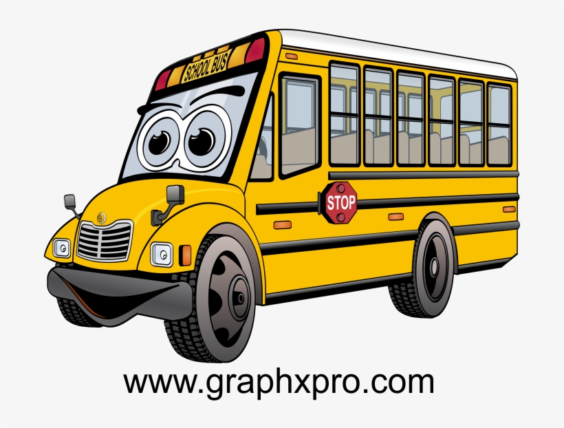 Pin By Scott Hayes On Bus Cartoons - School Bus, transparent png download
