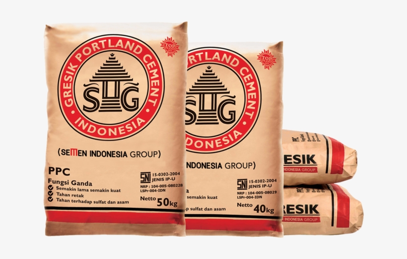 Semen Gresik Ppc 40kg - Semen Gresik, transparent png download