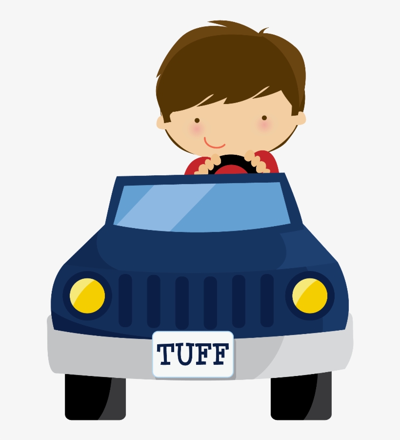 Jack Clipart Cartoon Car - Little Boy Car Clipart, transparent png download