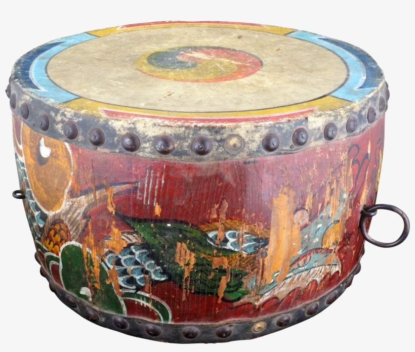 Taiko Drum Handmade By Lougee - Chinese Old Drums, transparent png download