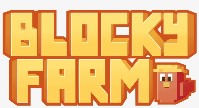 Blocky Farm Logo - Illustration, transparent png download