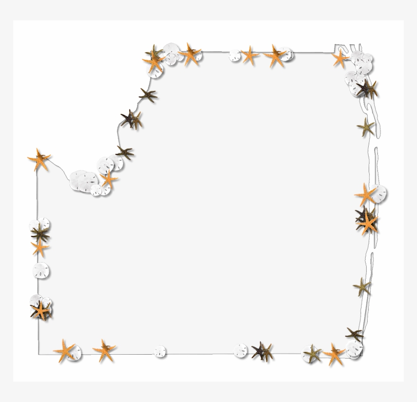 A Map Of Palm Beach With A Thin Black Outline, Inner, transparent png download