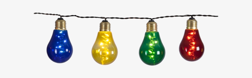 Solar Light Chain Glow - Light Bulb, transparent png download
