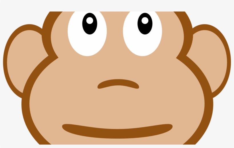 Curious George Dc29fc290c2b5george Takes Job Kids Cartoon - Cartoon Monkey Face, transparent png download