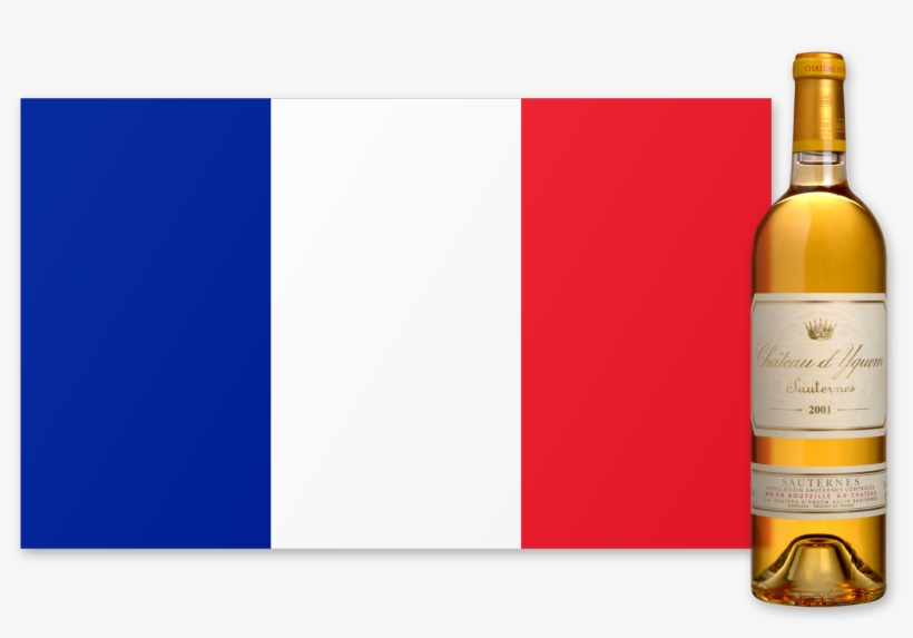French Flag With Wine - May Wine, transparent png download