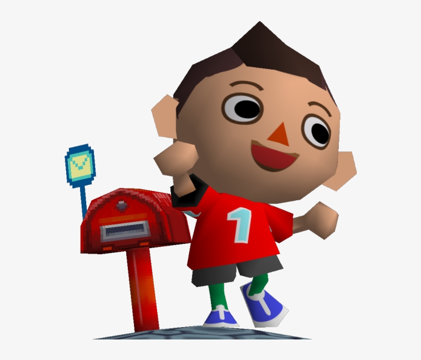 Wii Super Smash Bros Brawl - Smash Bros Brawl Animal Crossing Boy, transparent png download