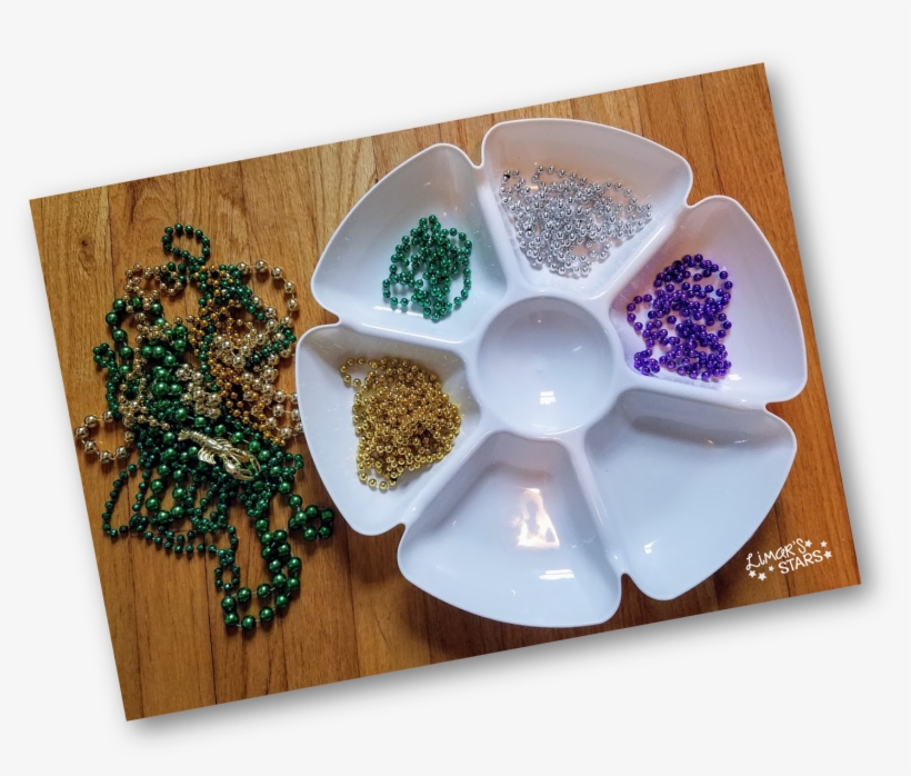 Mardi Gras Beads By Color - Bead, transparent png download