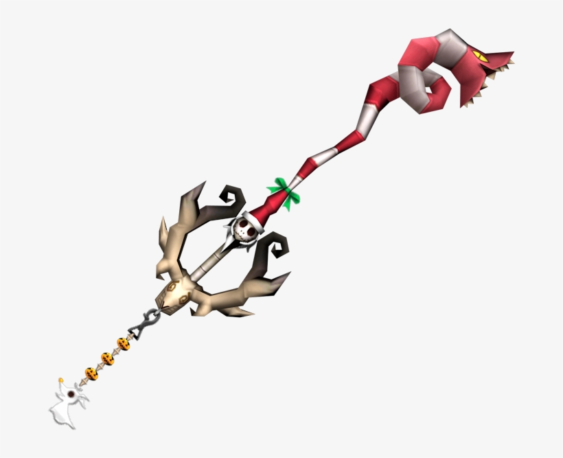 For This Little Nightmare Before Christmas Themed Keyblade, - Decisive Pumpkin Keyblade, transparent png download