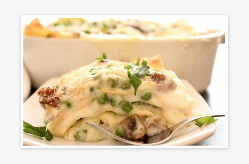 White Sauce Lasagna - Lasagne, transparent png download