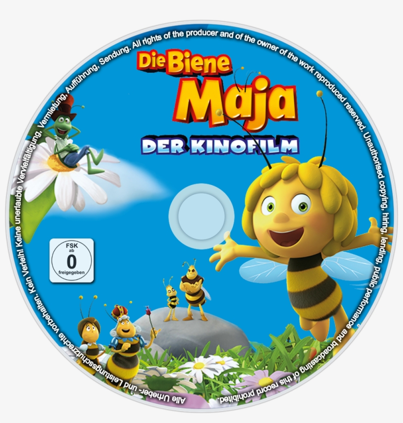 Maya The Bee Movie Dvd Disc Image - Maya De Bij Eerste Vlucht, transparent png download