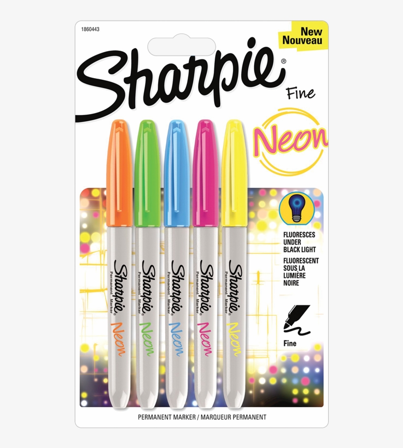 Sharpie Neon Markers, transparent png download