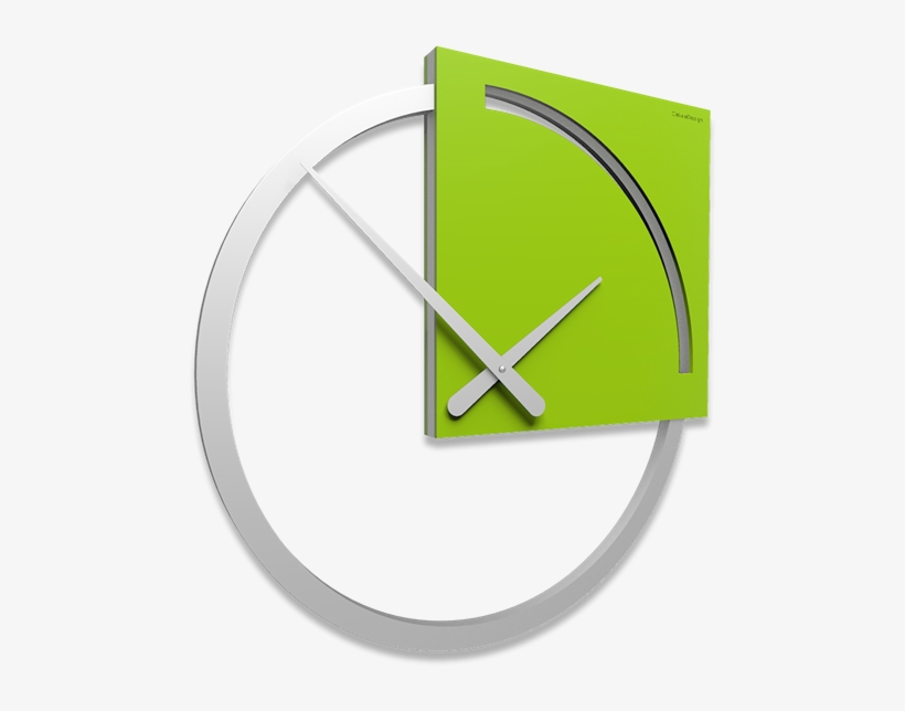 Callea Design Karl Orologio Da Parete Moderno Legno - Orologio Moderno Da Parete Verde, transparent png download