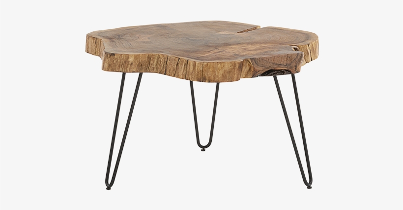Image For Brown Wood And Metal Coffee Table From Brault - Coffee Table, transparent png download