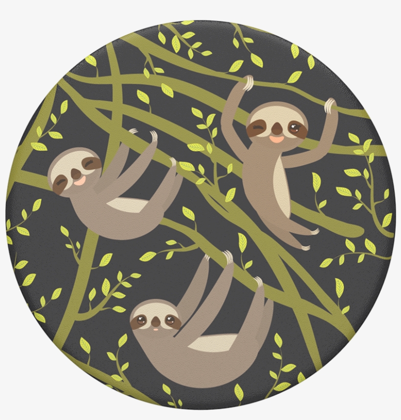 V=1539880098 - Sloths A Lot Popsocket, transparent png download