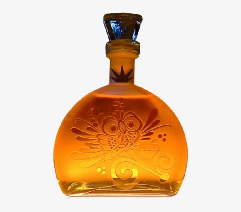 Tequila Extra Añejo - Glass Bottle, transparent png download