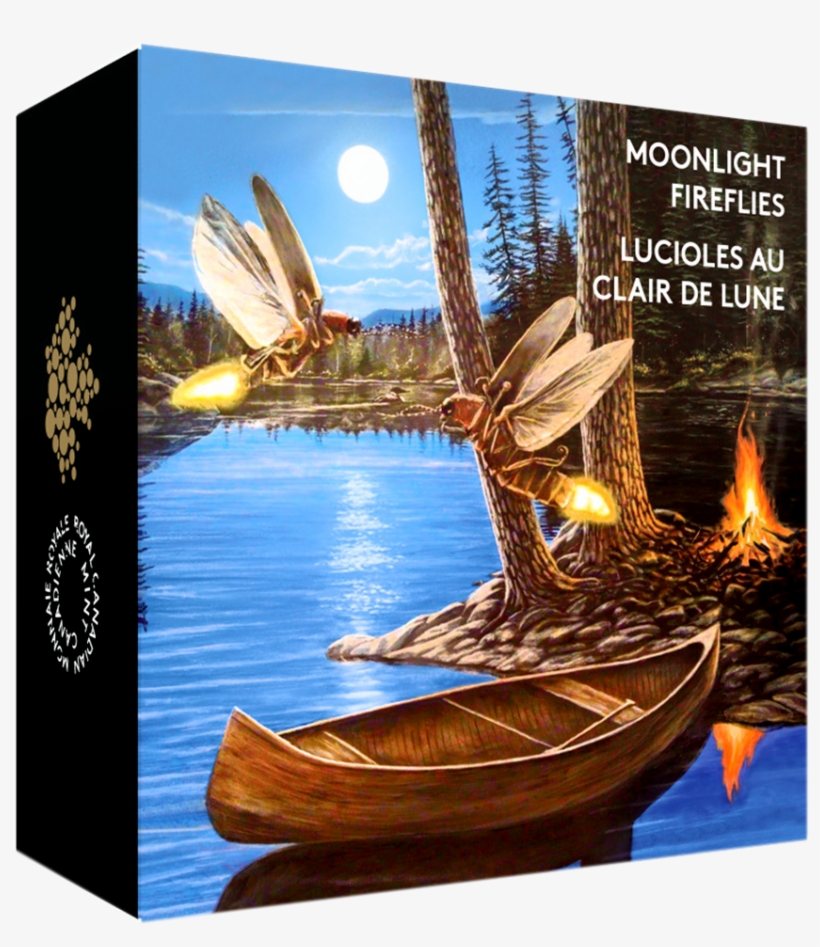 Canada 2015 Moonlight Fireflies Proof Silver 1 Oz - Dinghy, transparent png download
