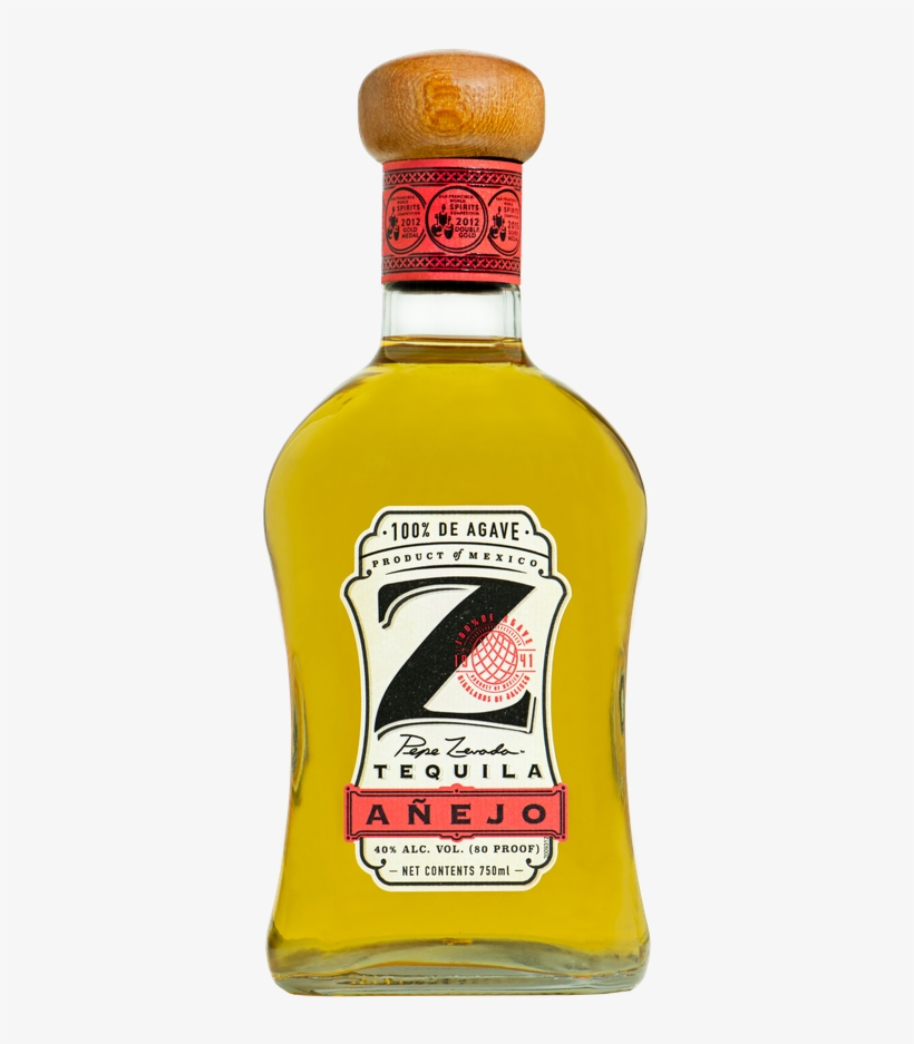 Anejo Ztequila Front - Z Tequila, transparent png download