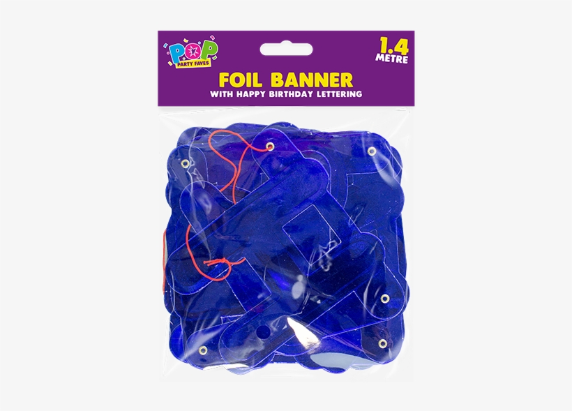 Happy Birthday Foil Banner - Wire, transparent png download