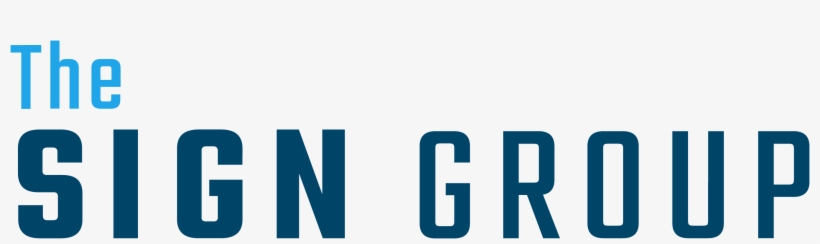 The Sign Group Llc Milwaukee, Wisconsin - Electric Blue, transparent png download