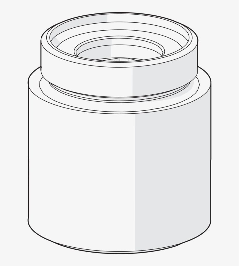 Hansa Thread Nipple, G 1/2 X M 18 X - Line Art, transparent png download