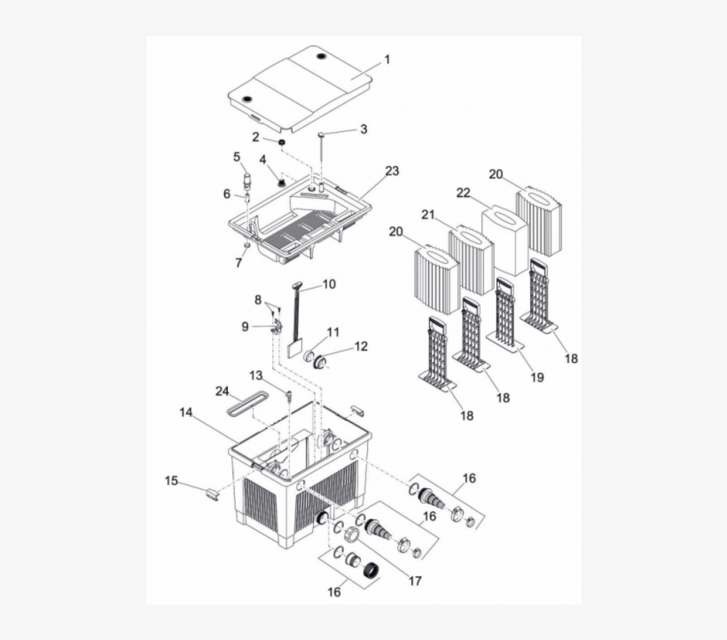 51 Special Order - Oase Biosmart Set 14000 8.5 Kg, transparent png download