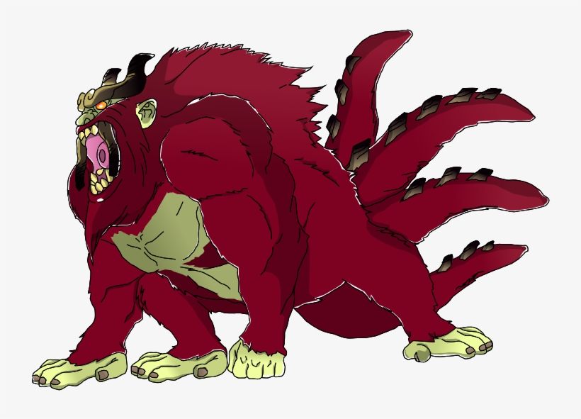 Shukaku, A Claimed Treasure From The Hidden Sand When - Four Tails Jinchuuriki, transparent png download