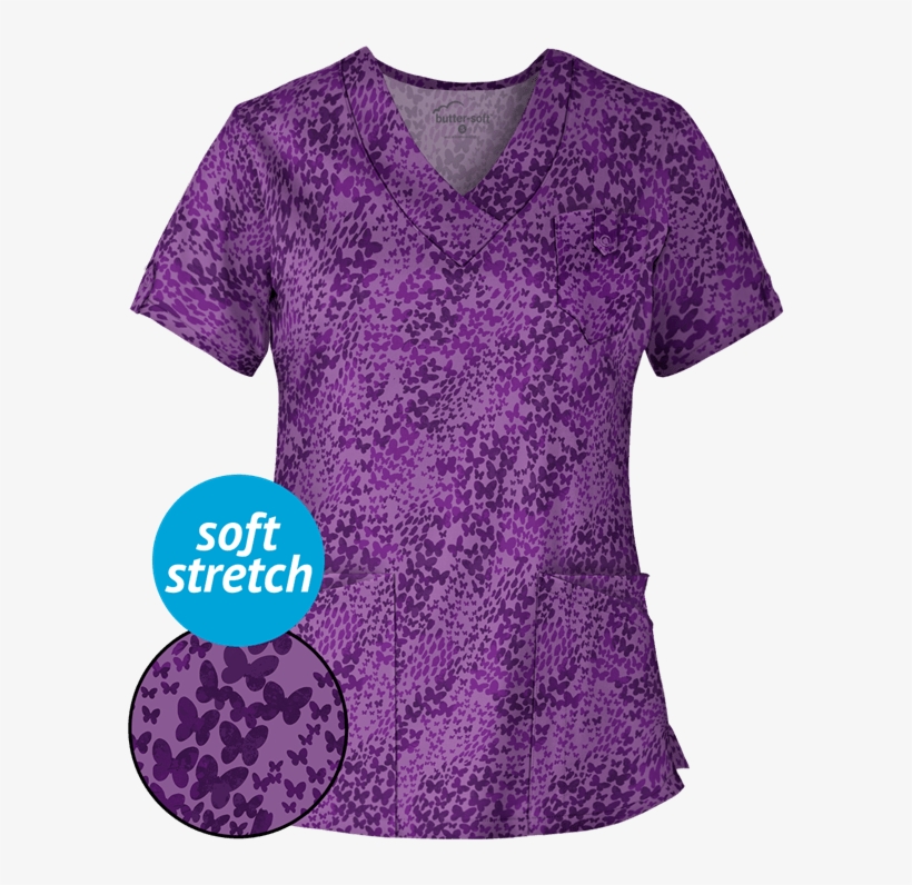 Ts689bzp - Scrubs Ua Sugar Skulls Top, transparent png download