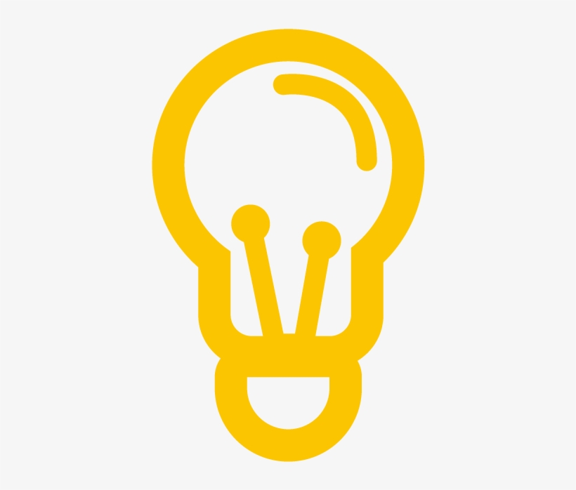 Lightbulb Icon - Emblem, transparent png download