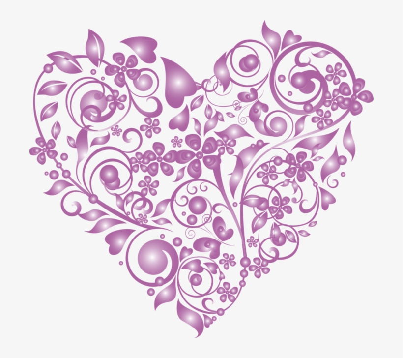 Purple Heart - Green Valentines Day, transparent png download