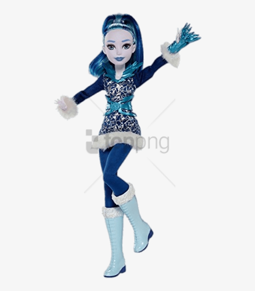 Download Dc Super Hero Girls Frost Action Figure Clipart - Frost Dc Superhero Girl, transparent png download