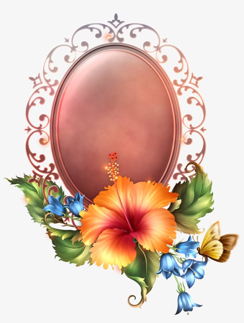Borders And Frames, Letters, Arts And Crafts, Crafts, - Chinese Hibiscus, transparent png download
