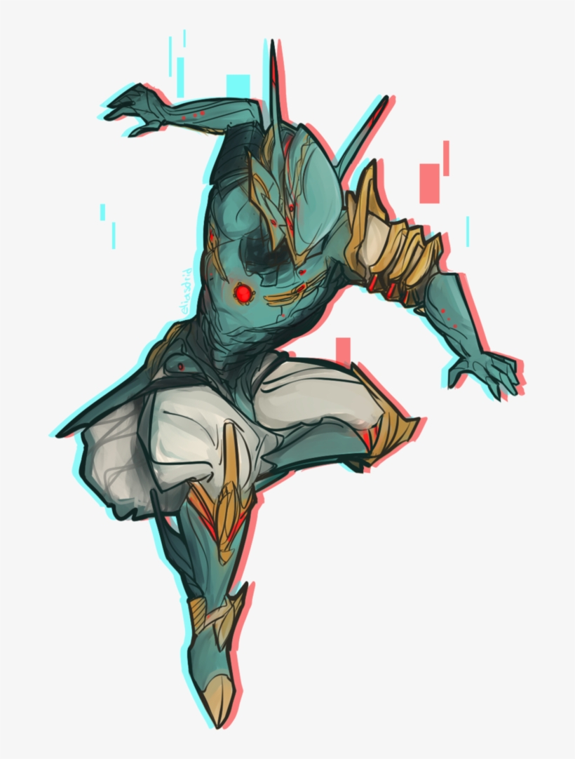 Furaffinity Warframe @ Eliasdrid Note - Warframe Art Volt, transparent png download