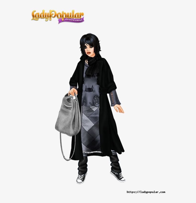Image - Lady Popular Fashion Arena Gothic, transparent png download