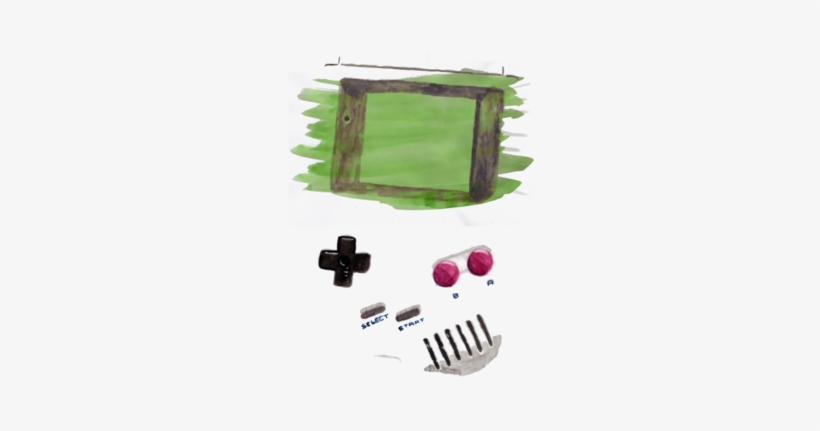 Gameboy Lcd-bleed - Nintendo Game Boy, transparent png download