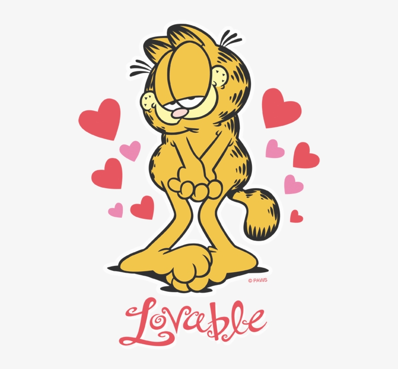 Garfield Lovable Kid's T-shirt - Garfield, transparent png download