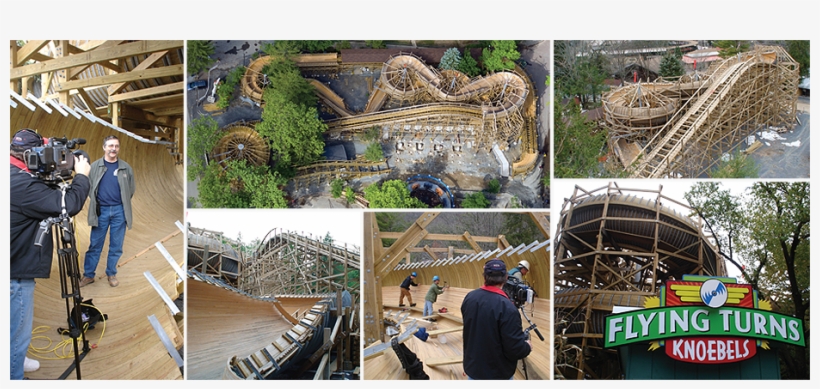 Documentary Chronicling Construction Of Wooden Bobsled-type - Wooden Flying Turns Coaster, transparent png download