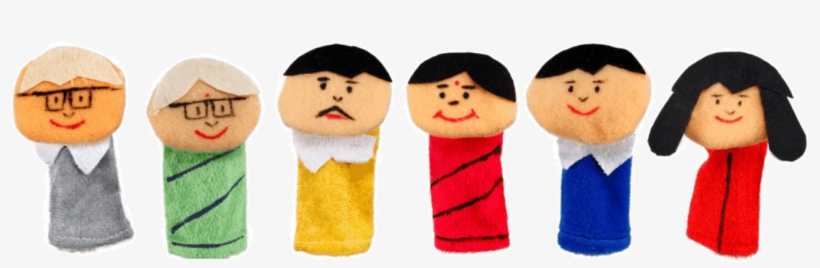 Indian Family Finger Puppets, transparent png download
