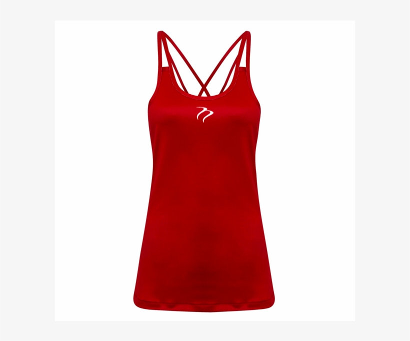Tempest Women's 'laser Cut' Spaghetti Strap Vest Red - Lingerie Top, transparent png download