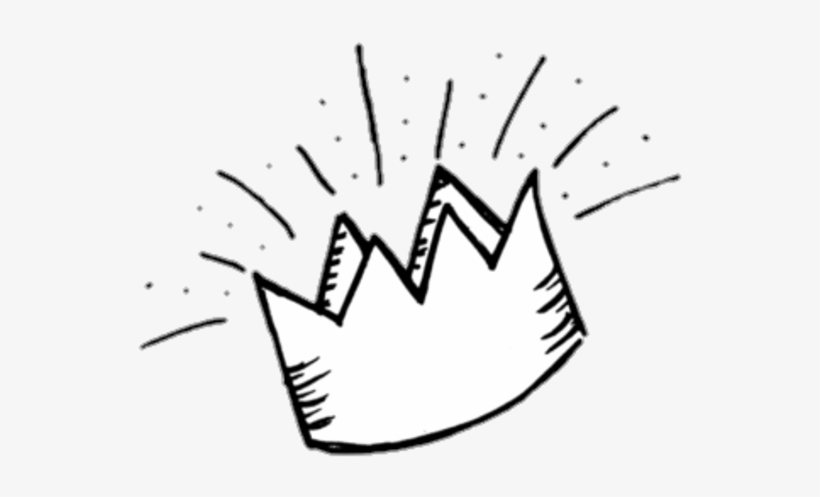 #crown #coroa #tumblr - Crown Png Doodle, transparent png download
