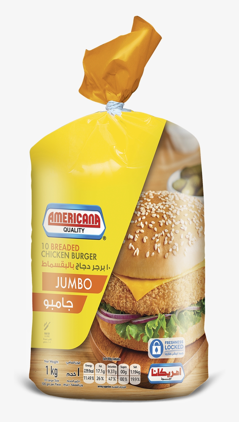 Americana Beef Burger, transparent png download