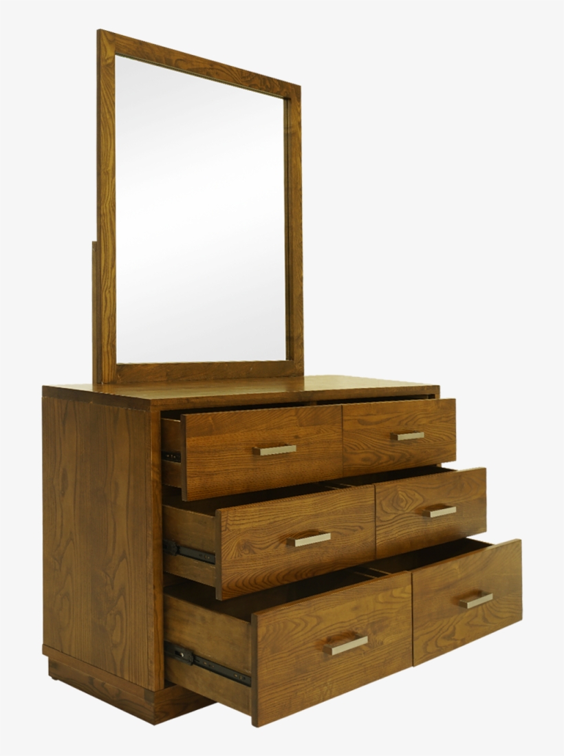 Library Dressing Table With Mirror - Dresser, transparent png download