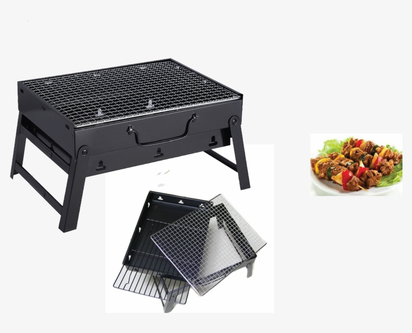 Portable Charcoal Bbq Grill - Bếp Nướng Than Hoa Vuông, transparent png download