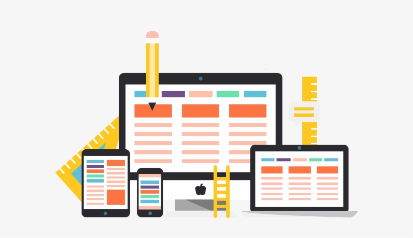 We Built A Outlandish Websites - Web Designing Vector Png, transparent png download