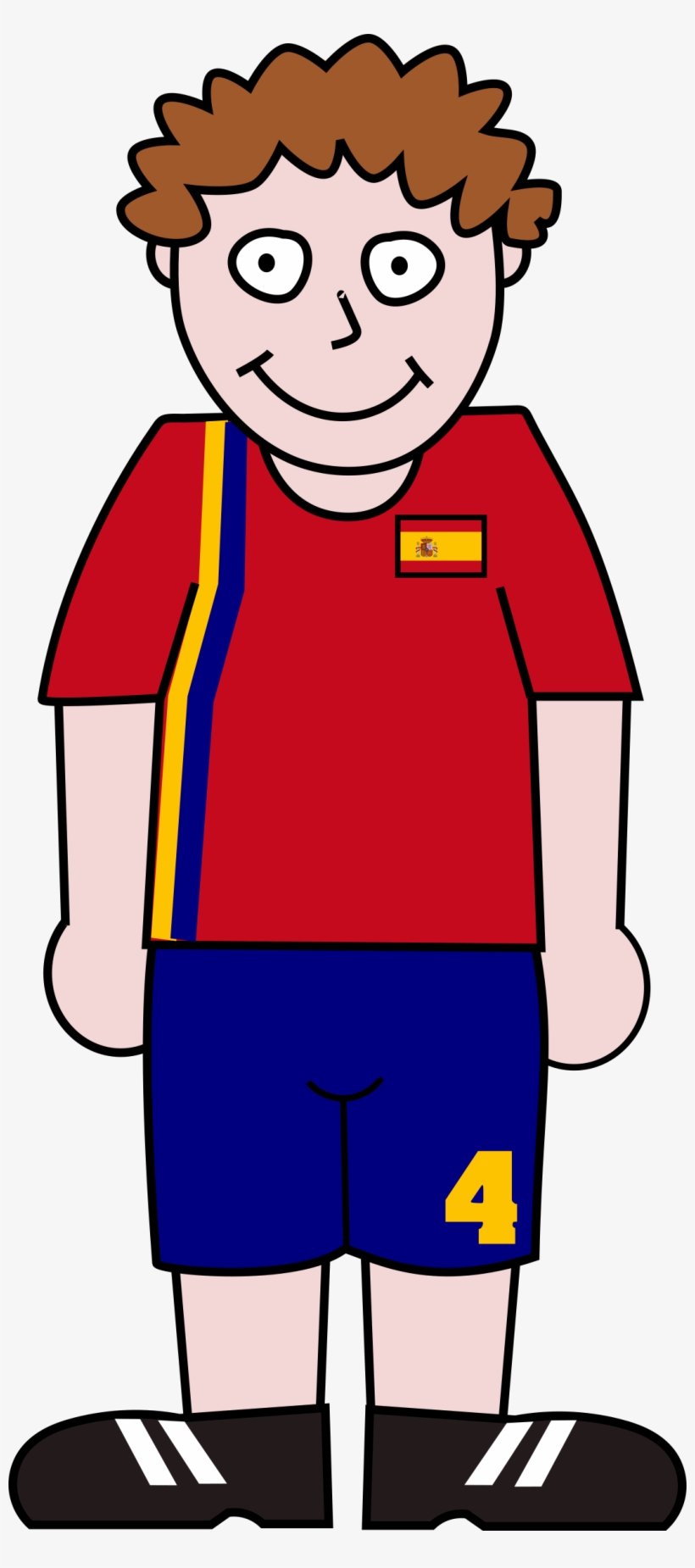 Big Image - Soccer Player Clipart, transparent png download