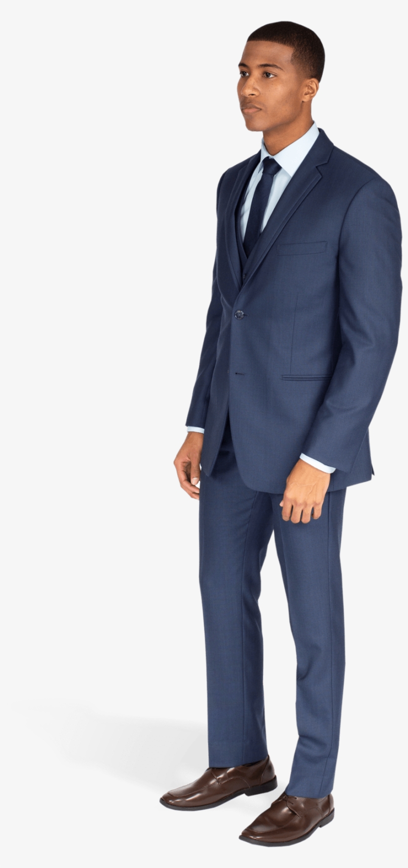 Dark Blue Broadway Suit By Ike Behar Online Suit Rental - Tuxedo, transparent png download